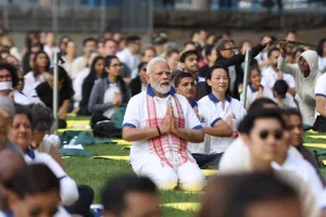 Yoga gives world the direction of peace: PM Modi